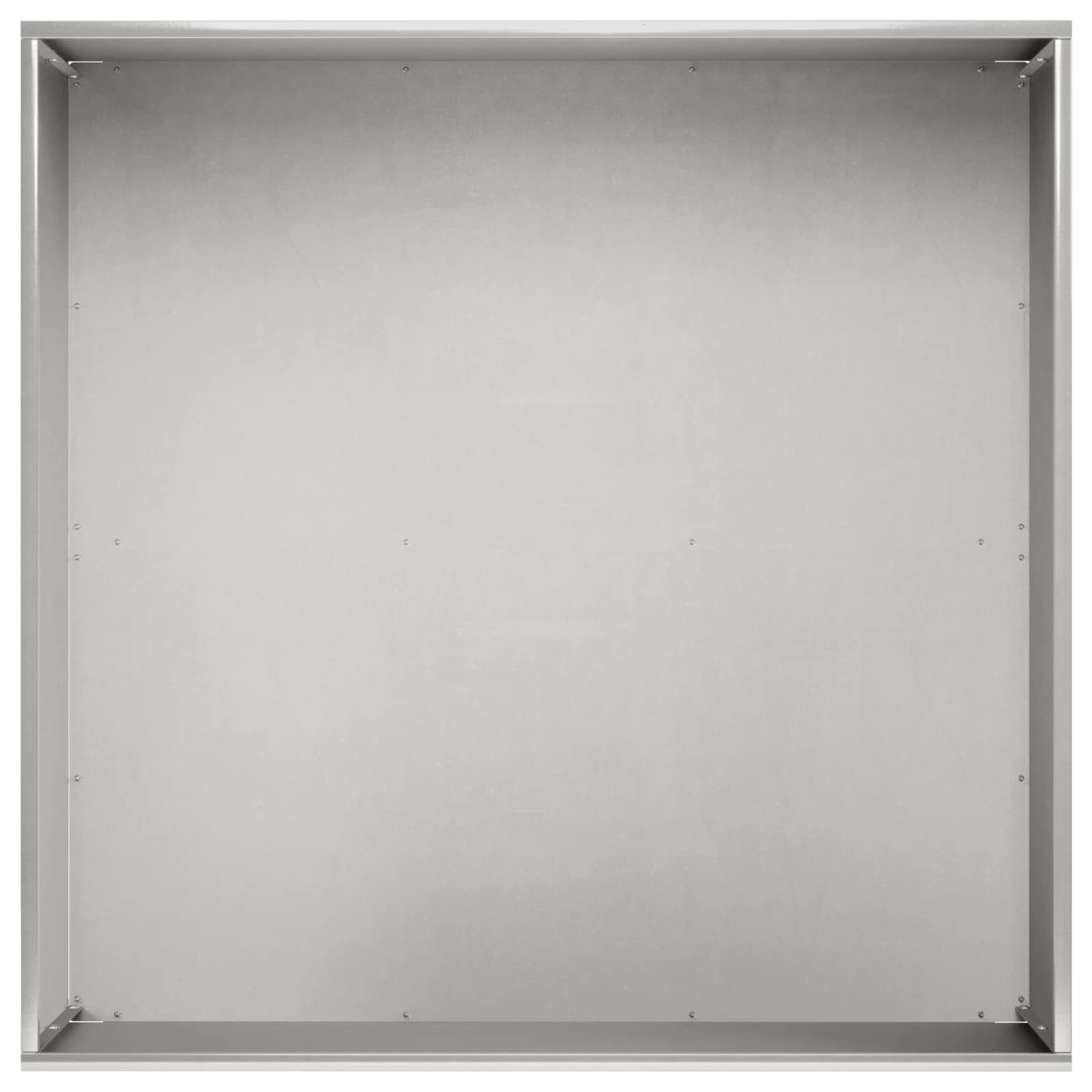 Vaso da giardino 2 pz Argento 40 x 40 x 30 cm Acciaio Inox | homemem39