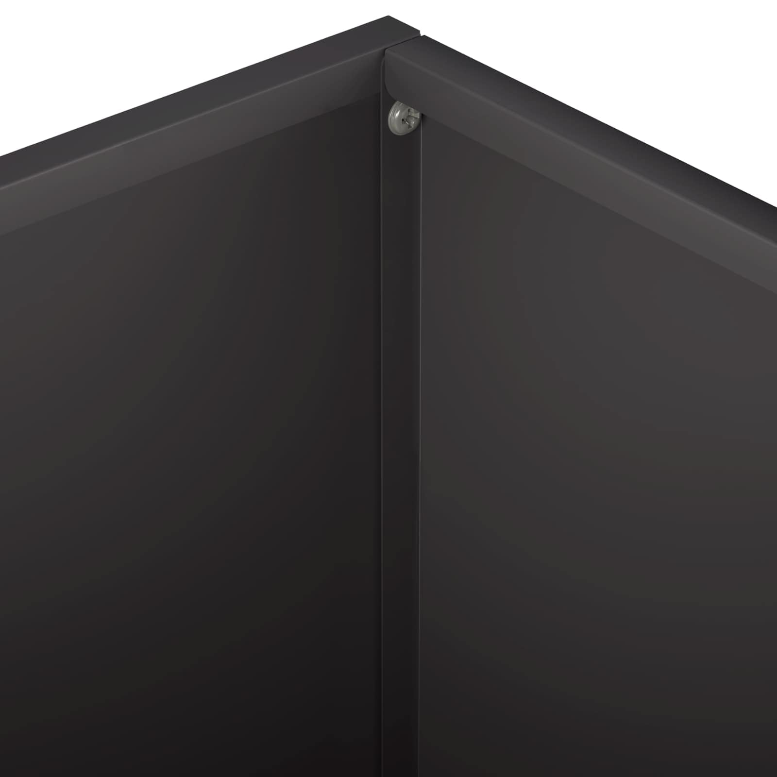 Vaso da giardino Nero 60 x 60 x 30 cm Acciaio laminato a freddo | homemem39