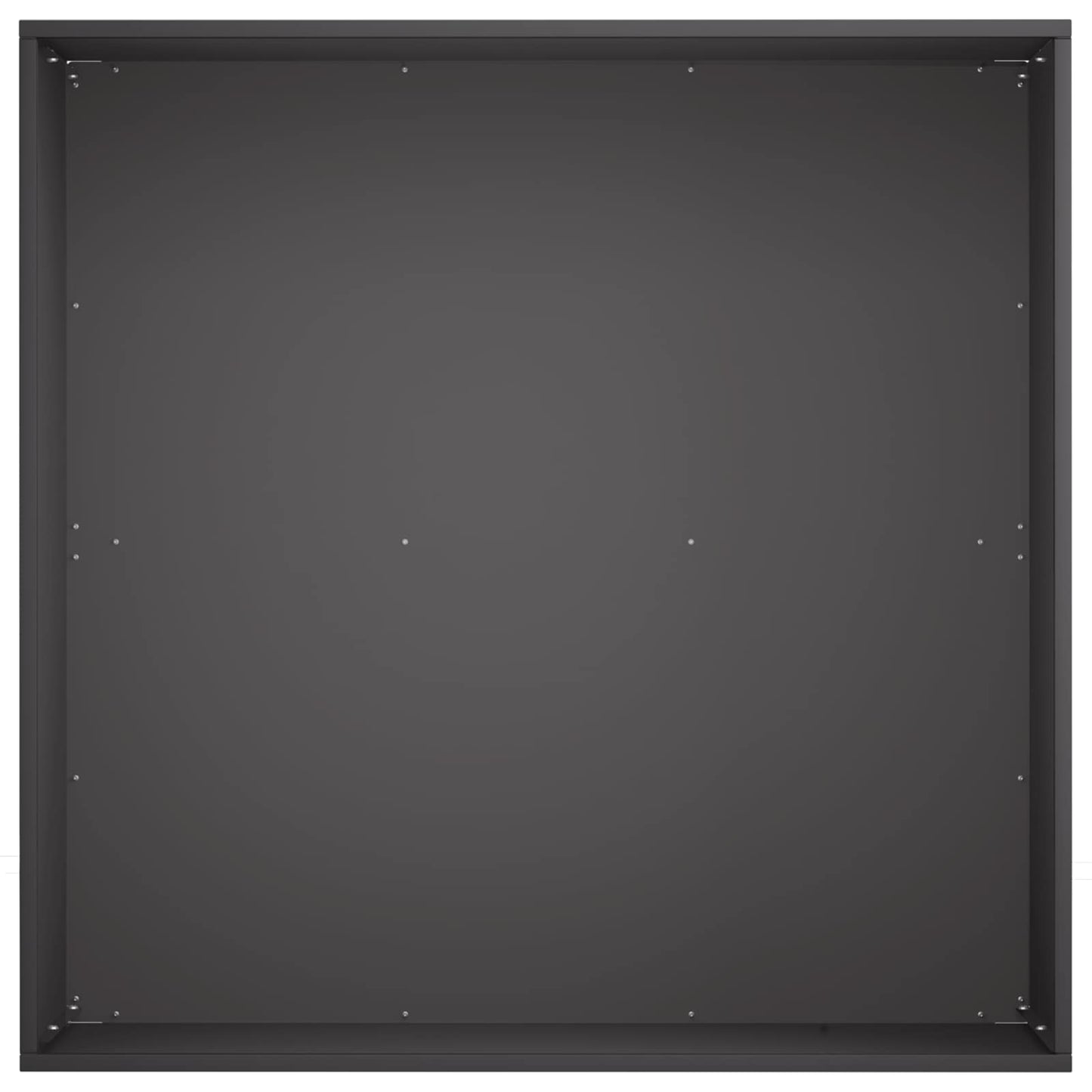Vaso da giardino Nero 60 x 60 x 30 cm Acciaio laminato a freddo | homemem39