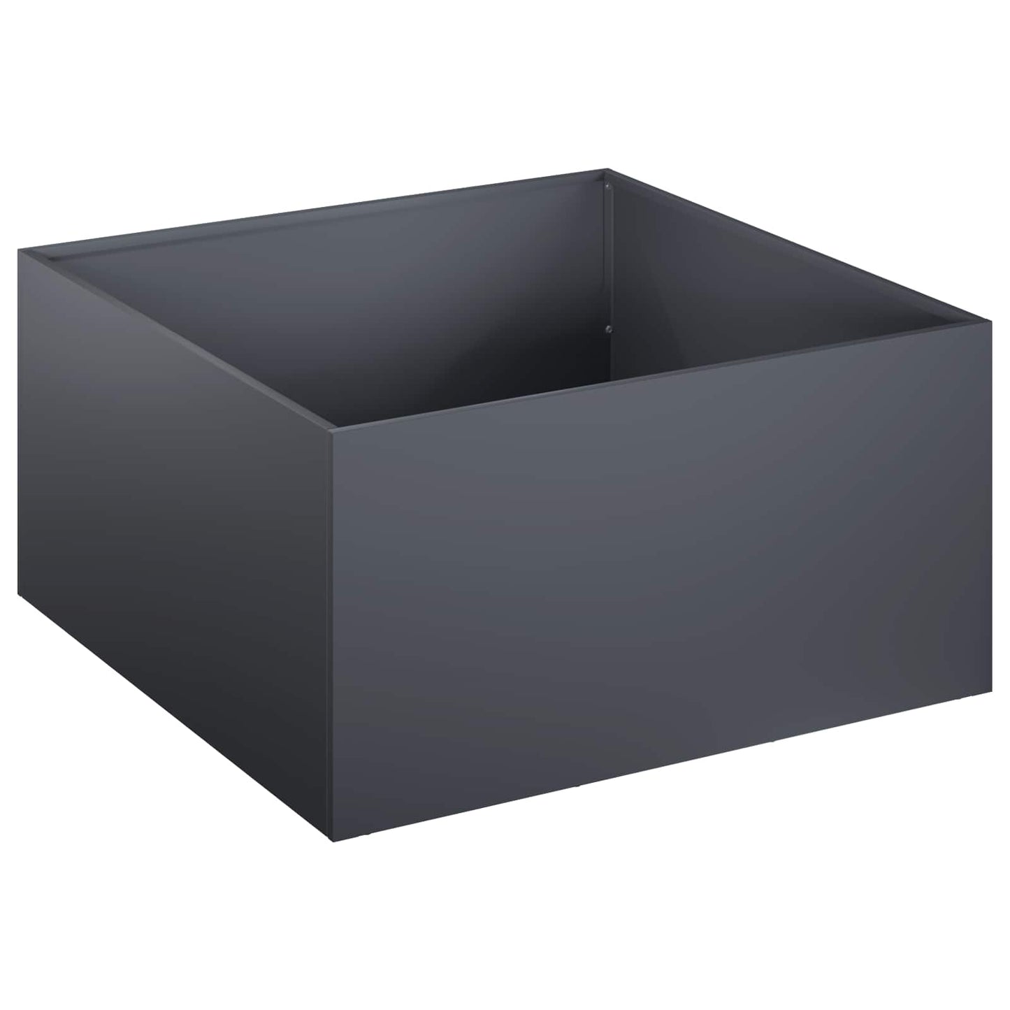 Vaso da giardino 2 pz Antracite 60 x 60 x 30 cm