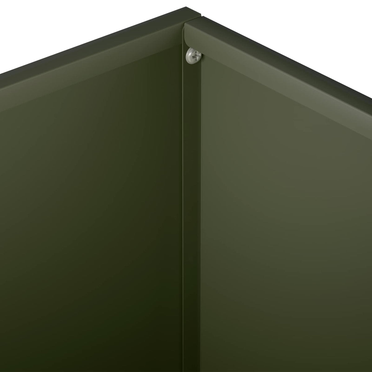Vaso da giardino Verde Oliva 60 x 60 x 30 cm | homemem39