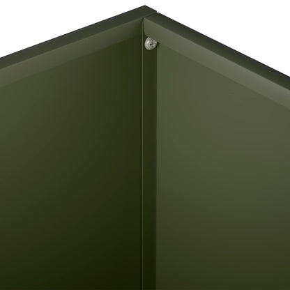 Vaso da giardino Verde Oliva 60 x 60 x 30 cm | homemem39