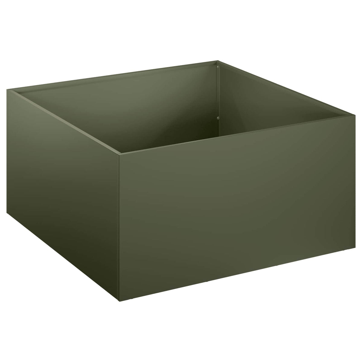 Vaso da giardino Verde Oliva 60 x 60 x 30 cm | homemem39
