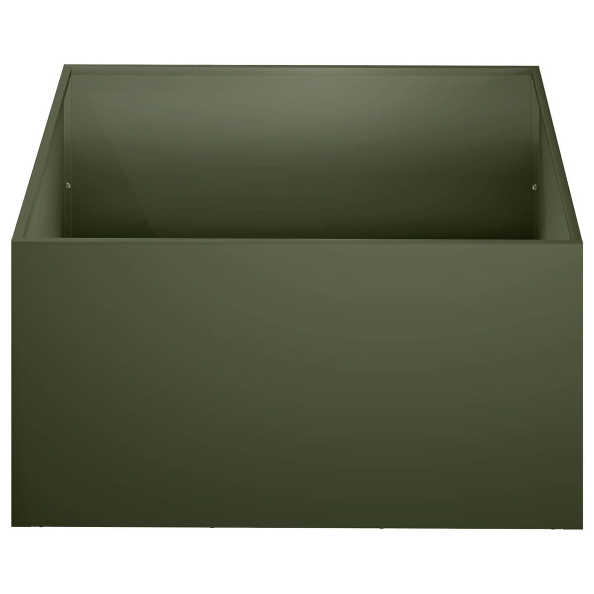 Vaso da giardino Verde Oliva 60 x 60 x 30 cm | homemem39