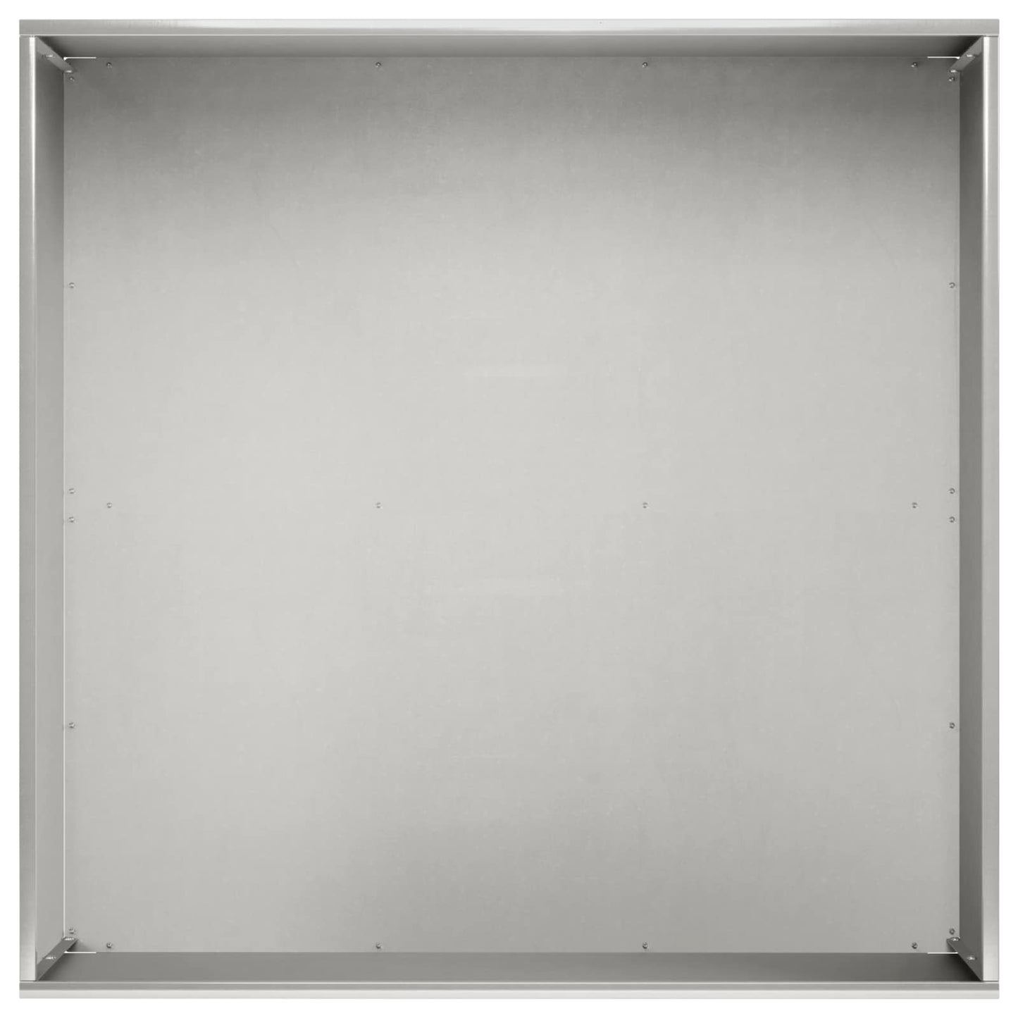 Vaso da giardino Argento 60 x 60 x 30 cm Acciaio Inox