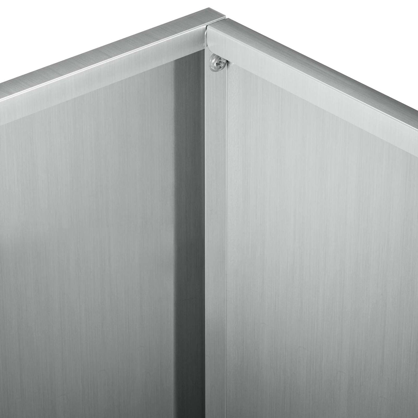 Vaso da giardino Argento 60 x 60 x 30 cm Acciaio zincato | homemem39
