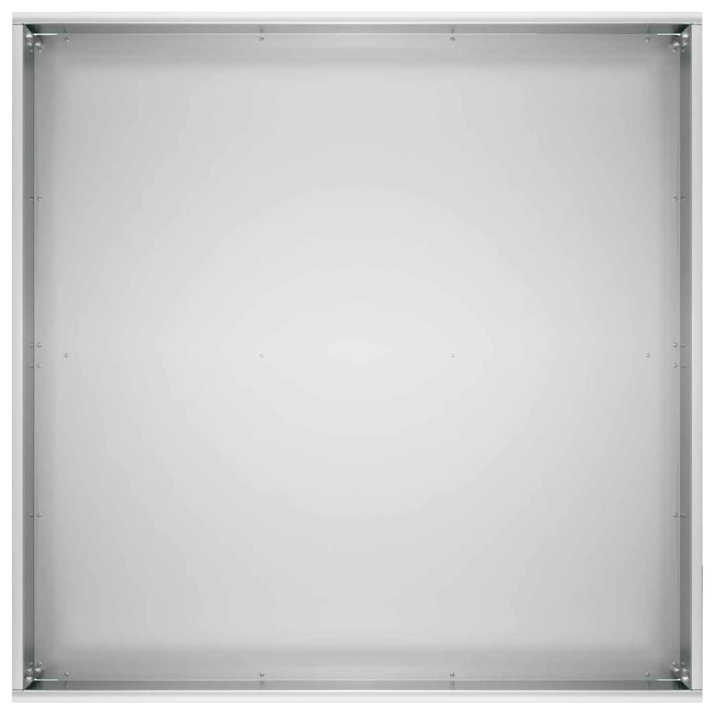 Vaso da giardino Argento 60 x 60 x 30 cm Acciaio zincato | homemem39