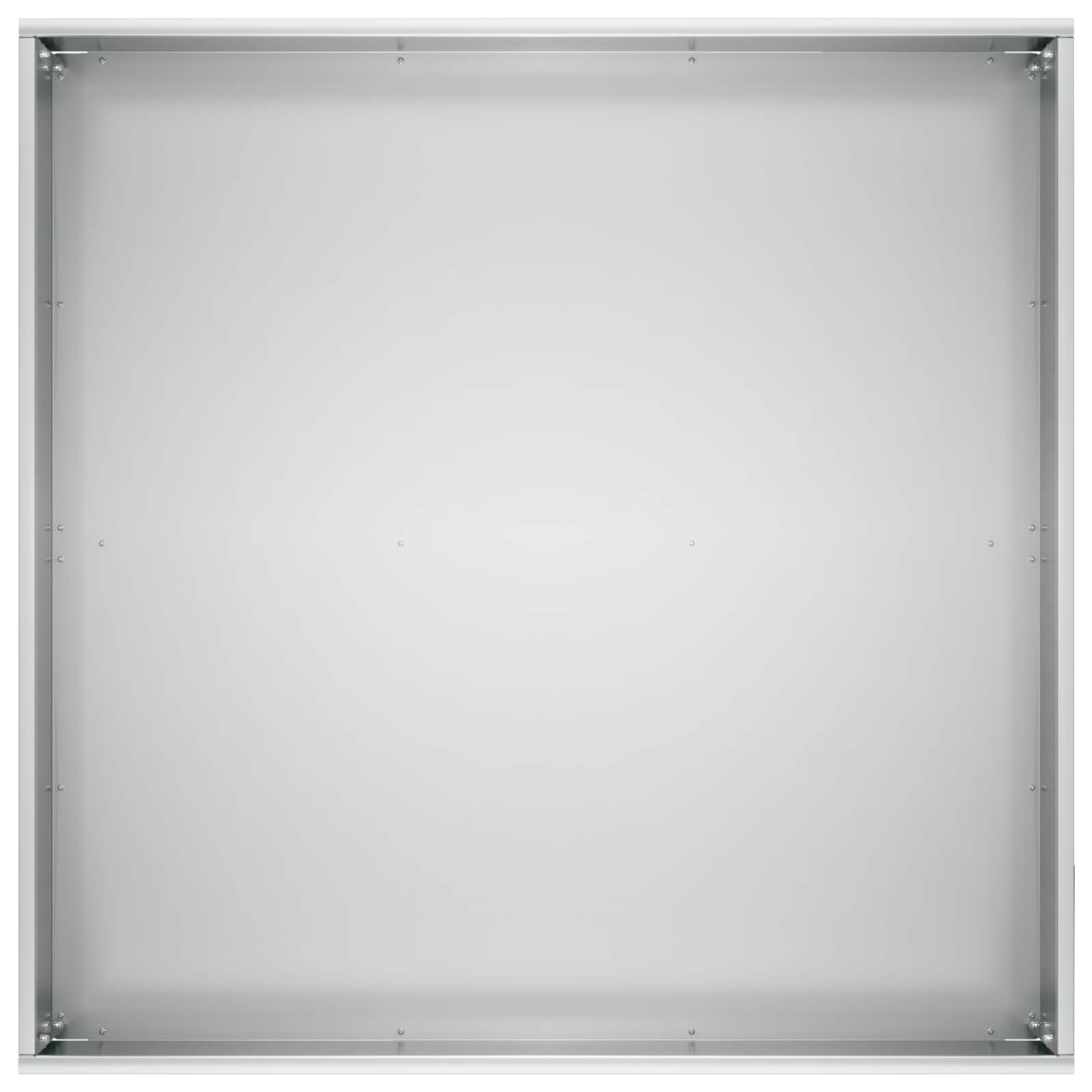 Vaso da giardino Argento 60 x 60 x 30 cm Acciaio zincato | homemem39