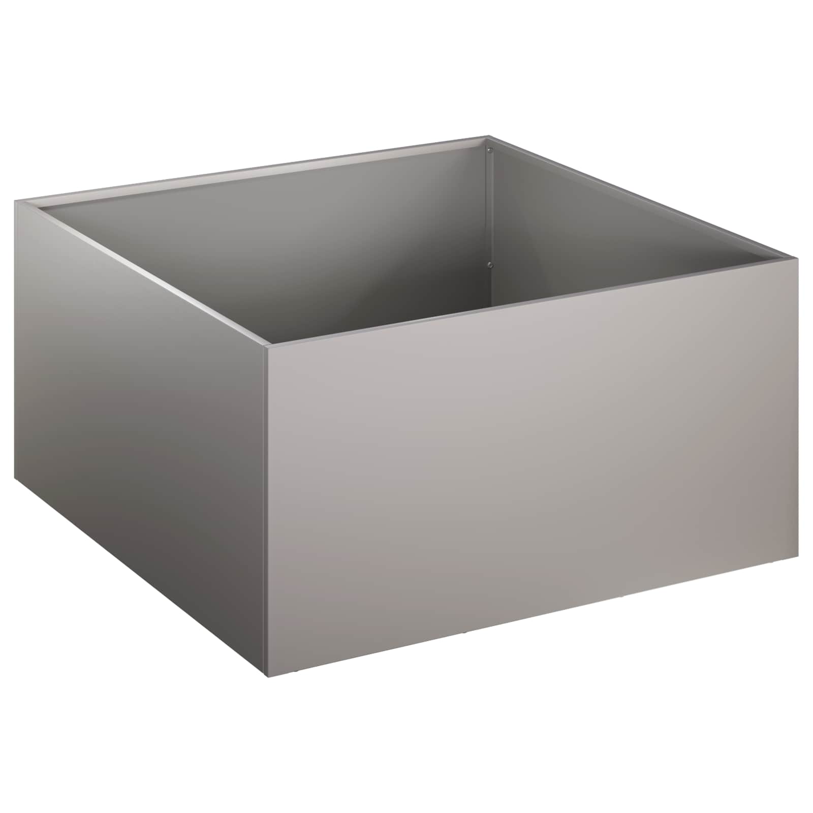 Vaso da giardino 2 pz Ruggine 60 x 60 x 30 cm Acciaio Corten | homemem39