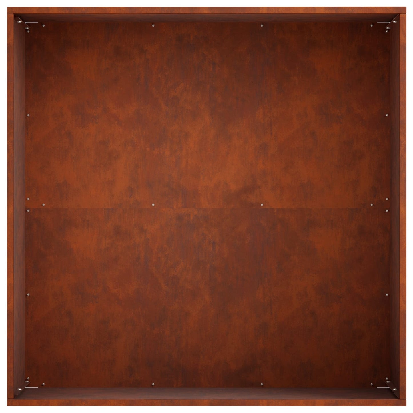 Vaso da giardino 2 pz Ruggine 60 x 60 x 30 cm Acciaio Corten | homemem39