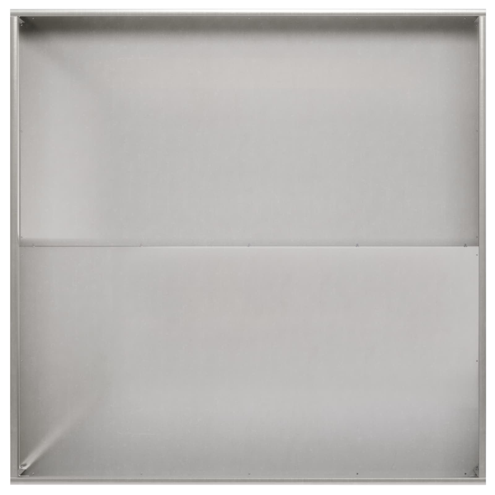 Vaso da giardino 2 pz Argento 100 x 100 x 30 cm Acciaio Inox | homemem39