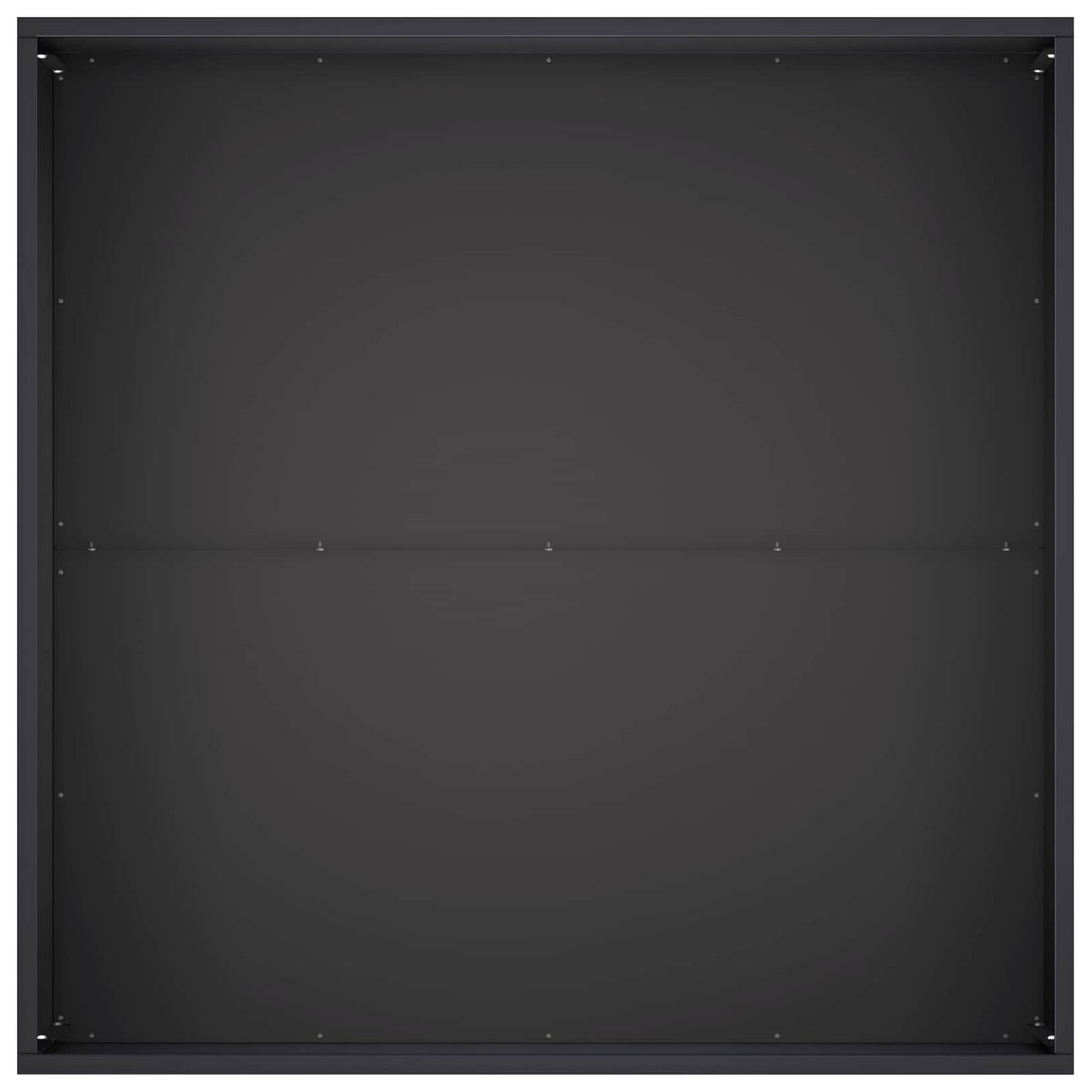 Vaso da giardino Nero 60 x 60 x 40 cm Acciaio laminato a freddo | homemem39