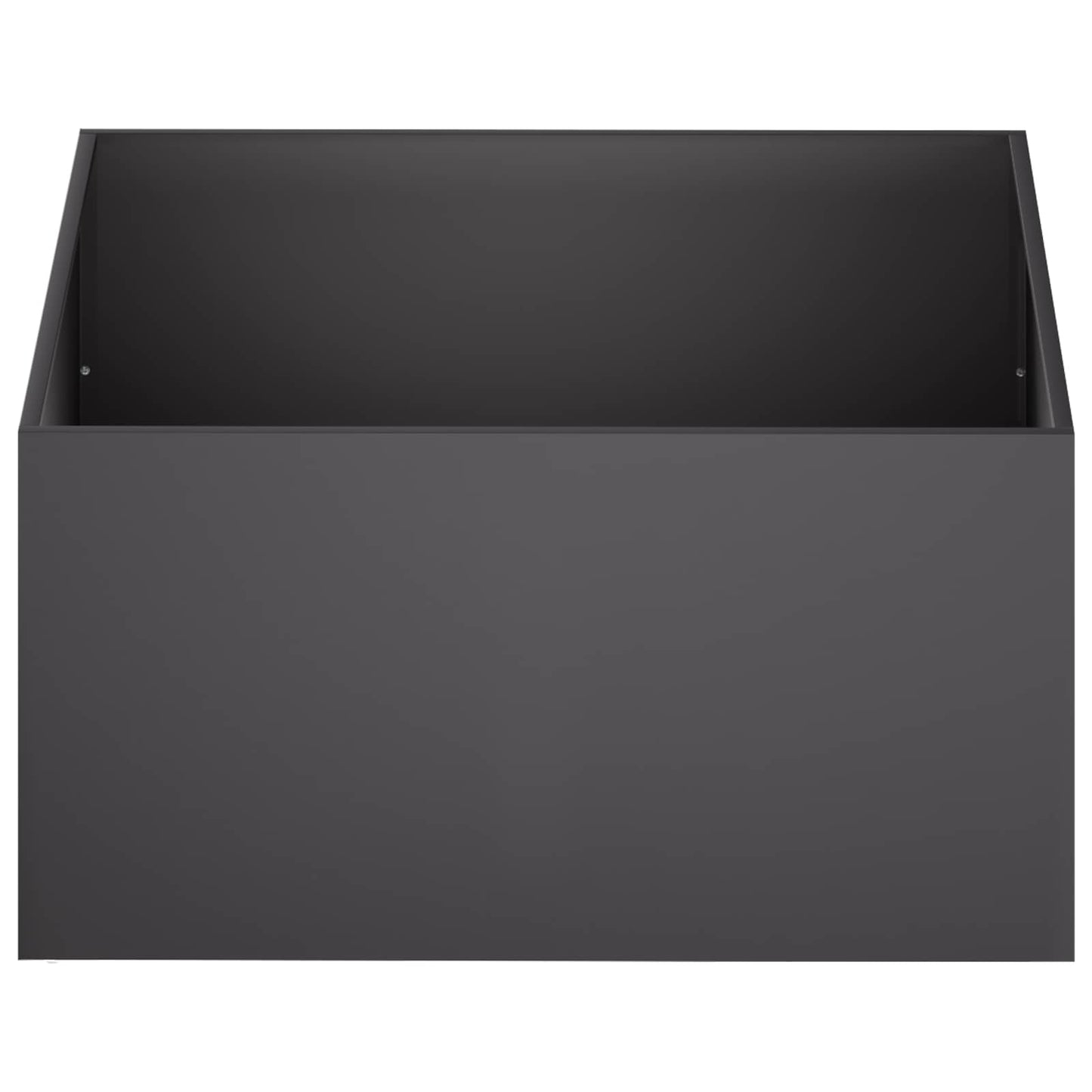 Vaso da giardino 2 pz Nero 80 x 80 x 40 cm | homemem39