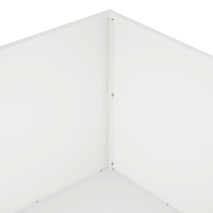 Vaso da giardino Bianco 80 x 80 x 40 cm | homemem39