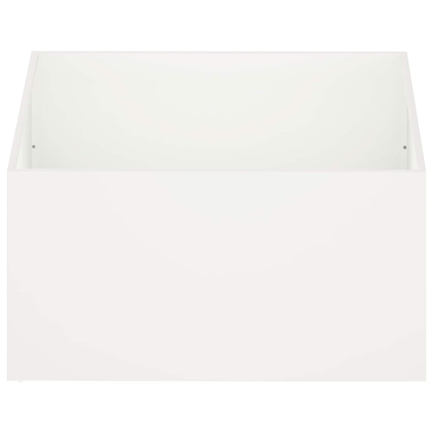 Vaso da giardino 2 pz Bianco 80 x 80 x 40 cm | homemem39