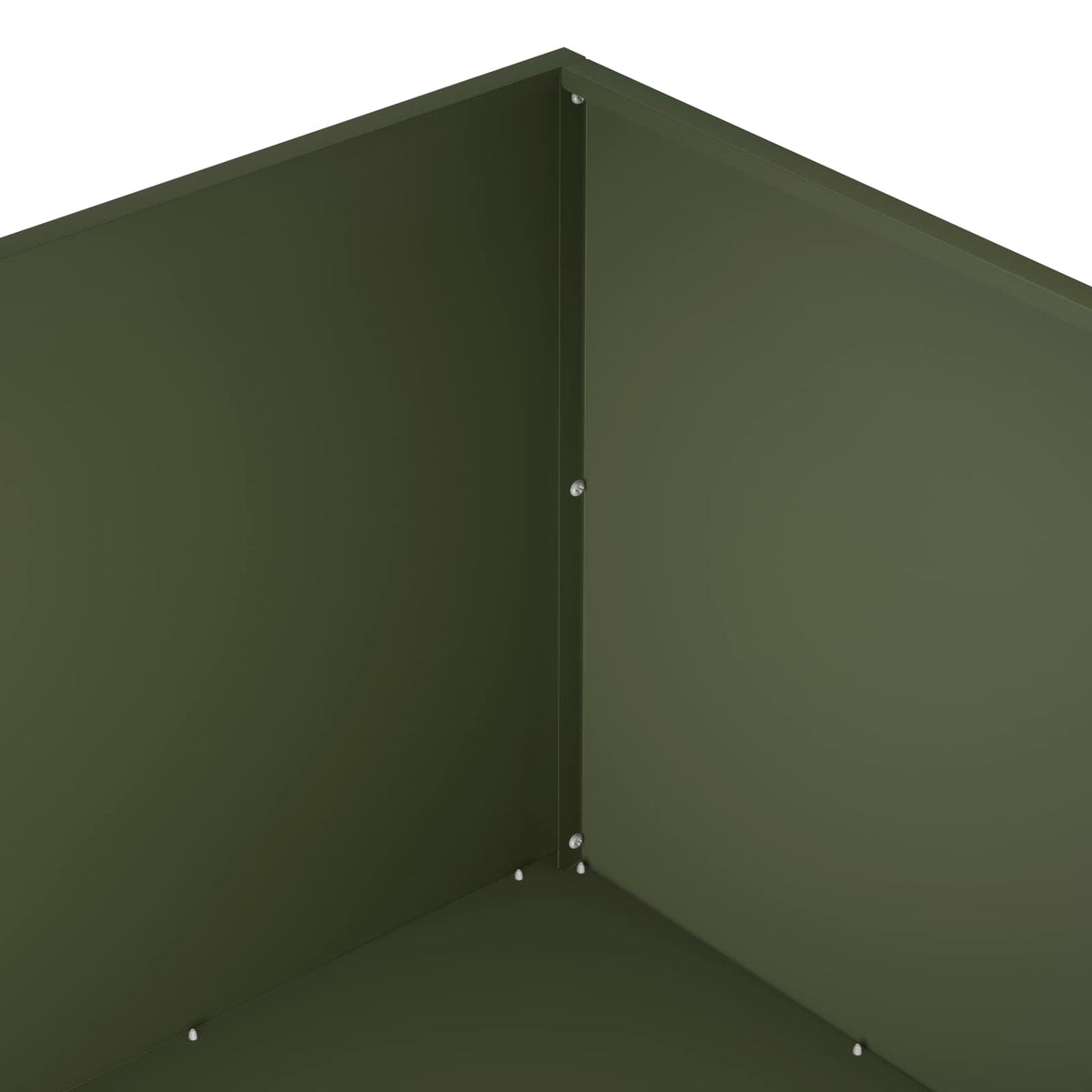 Vaso da giardino Verde Oliva 80 x 80 x 40 cm | homemem39