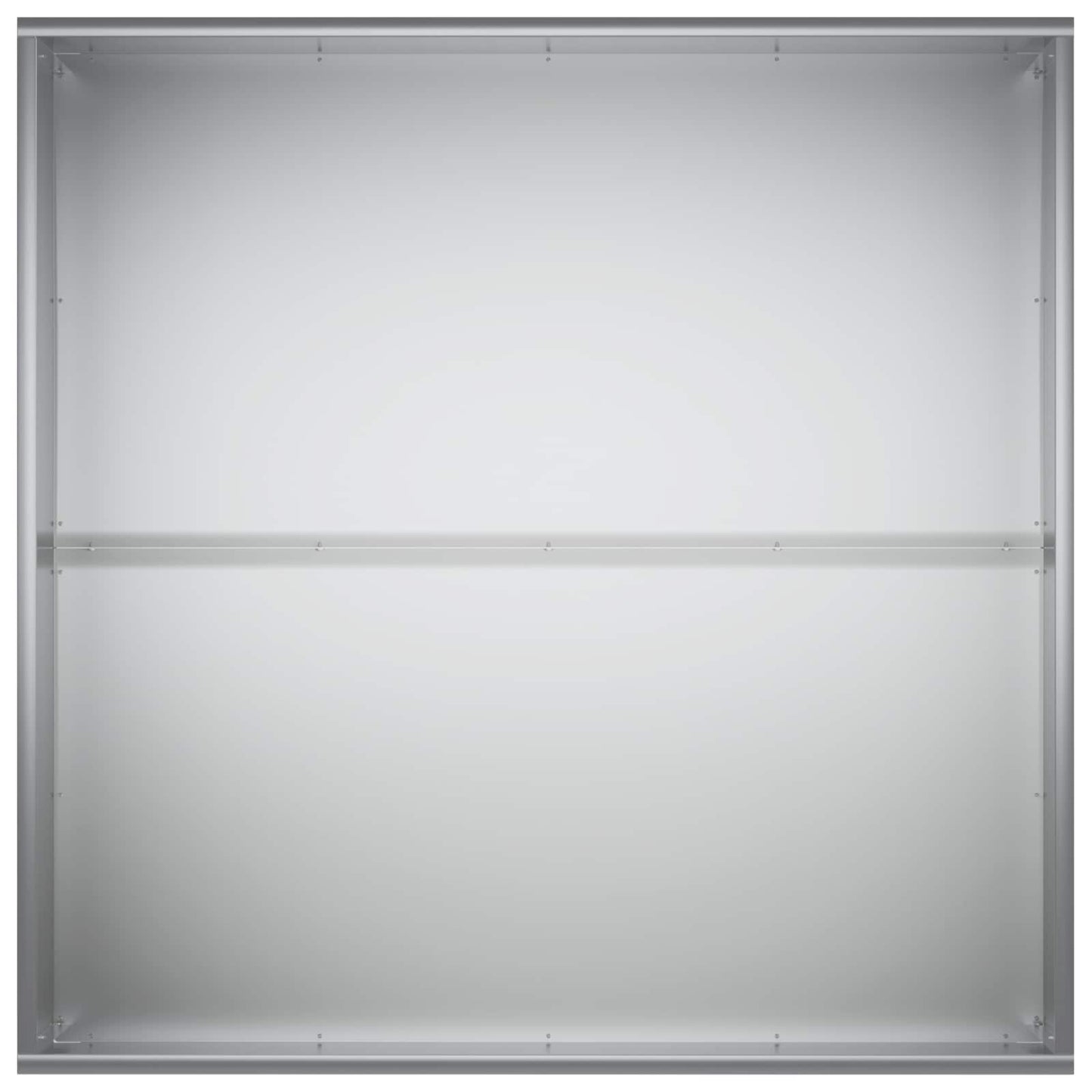 Vaso da giardino 2 pz Argento 80 x 80 x 40 cm Acciaio zincato | homemem39