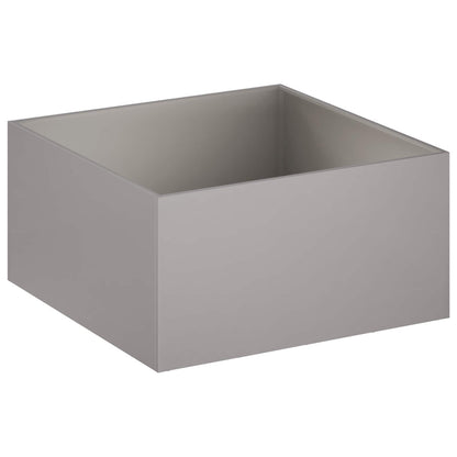 Vaso da giardino Ruggine 80 x 80 x 40 cm Acciaio Corten | homemem39