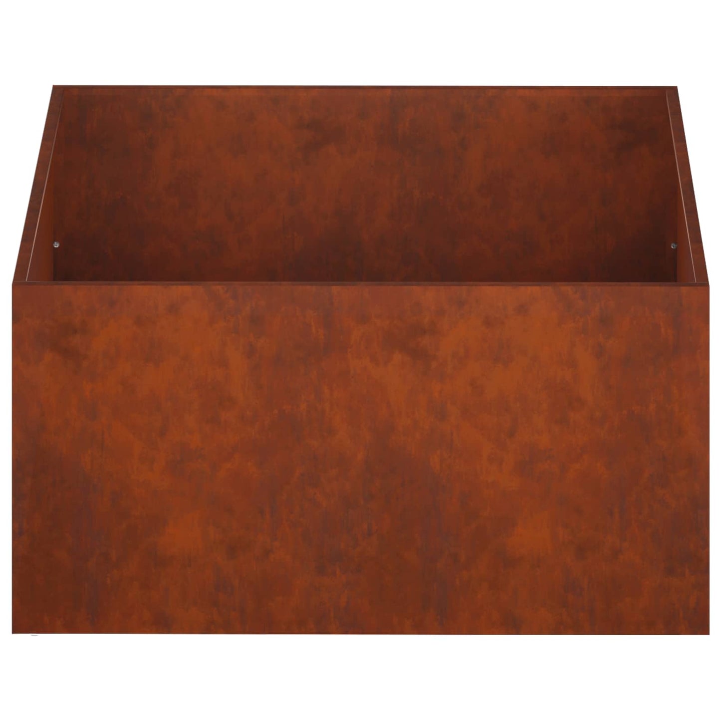 Vaso da giardino Ruggine 80 x 80 x 40 cm Acciaio Corten | homemem39