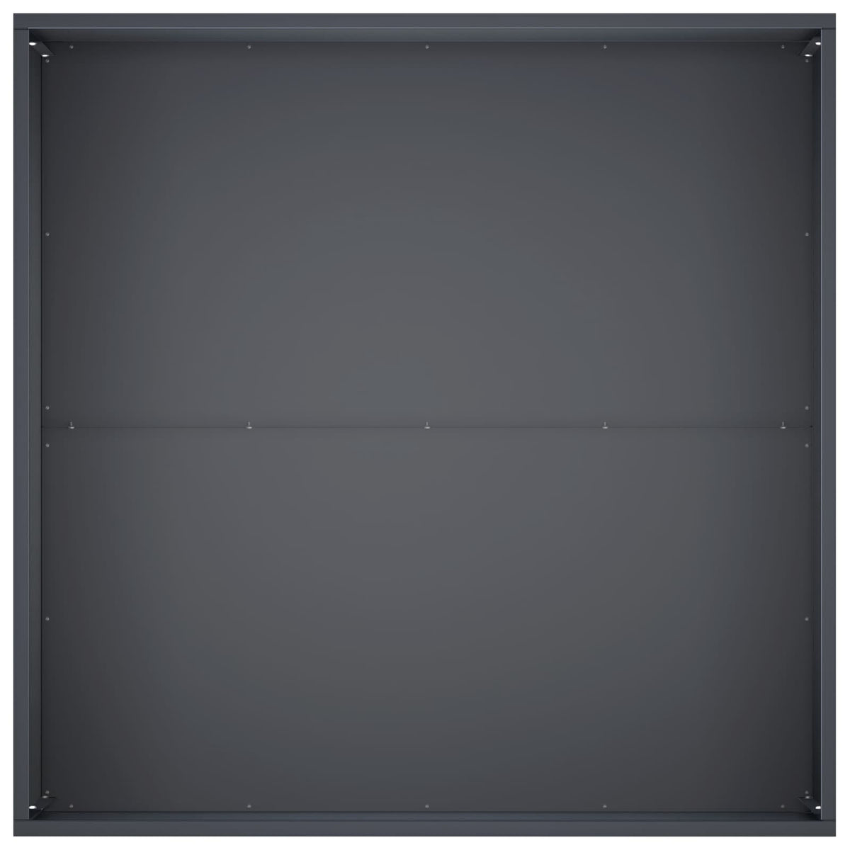 Vaso da giardino Antracite 100 x 100 x 40 cm | homemem39