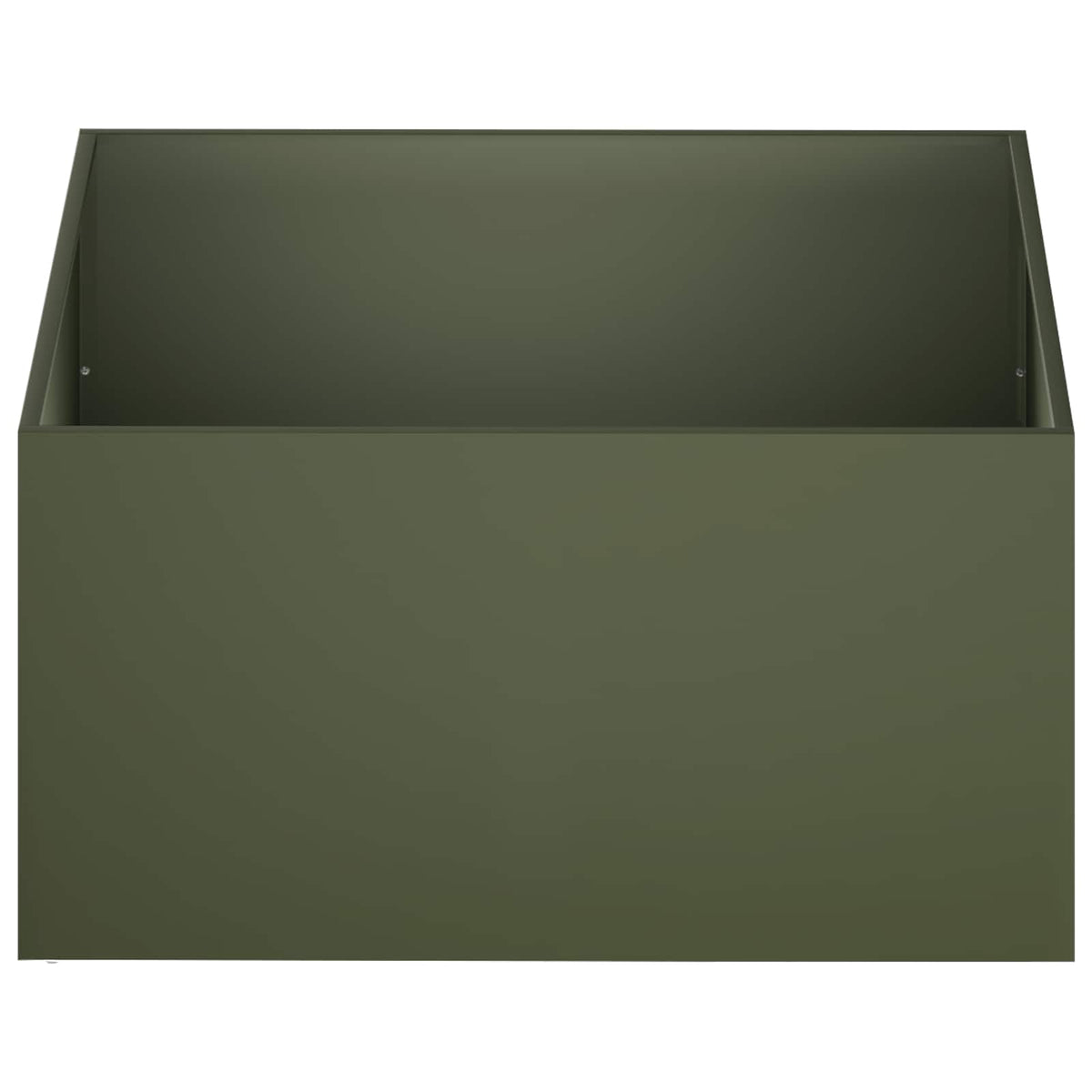Vaso da giardino Verde Oliva 100 x 100 x 40 cm