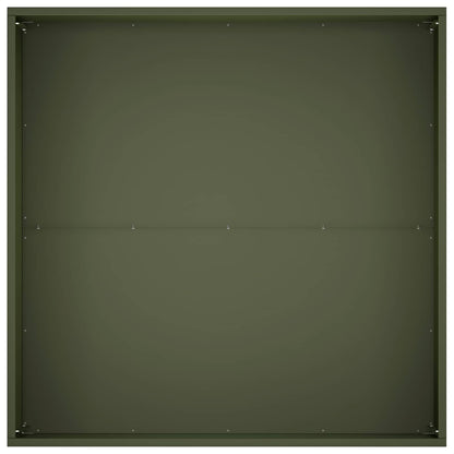 Vaso da giardino Verde Oliva 100 x 100 x 40 cm