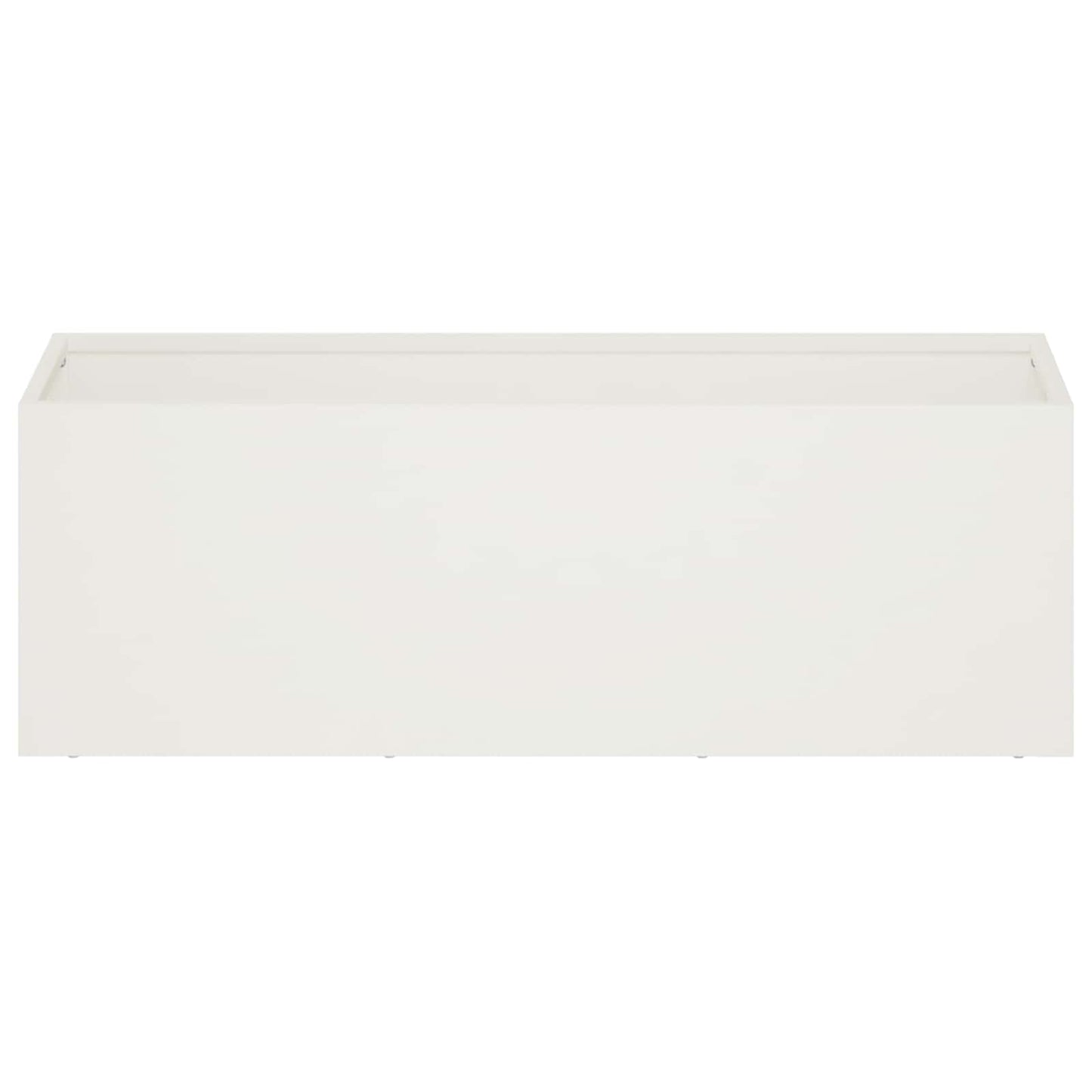 Vaso da giardino 2 pz Bianco 40 x 20 x 20 cm | homemem39