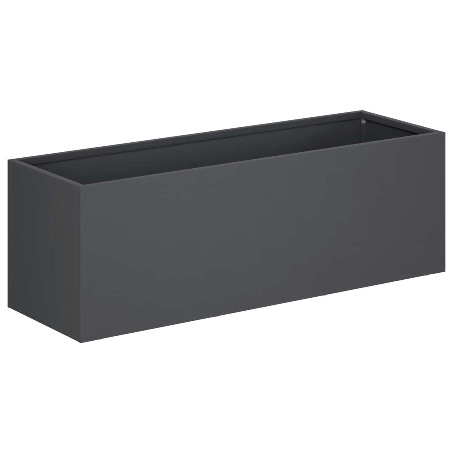 Vaso da giardino 2 pz Antracite 40 x 20 x 20 cm | homemem39