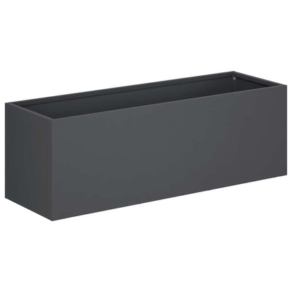 Vaso da giardino 2 pz Antracite 40 x 20 x 20 cm | homemem39