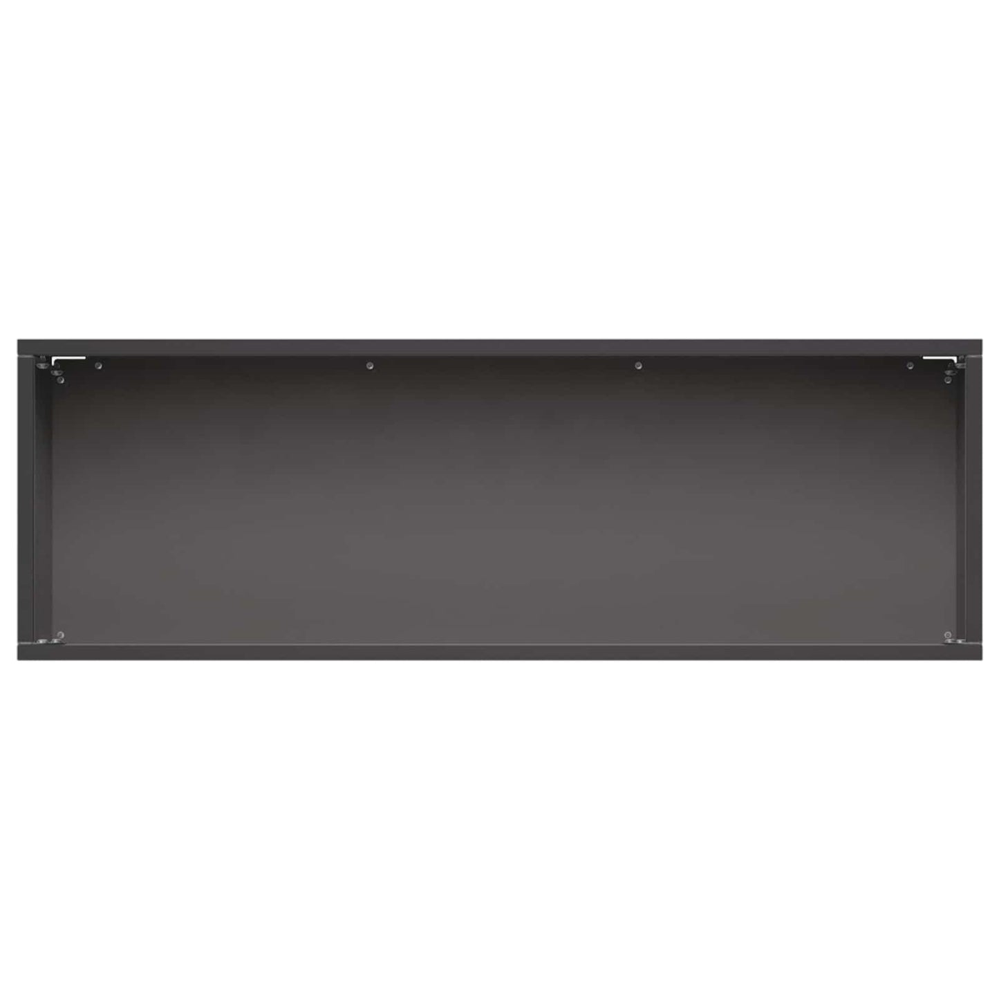 Vaso da giardino Nero 60 x 20 x 20 cm Acciaio laminato a freddo | homemem39