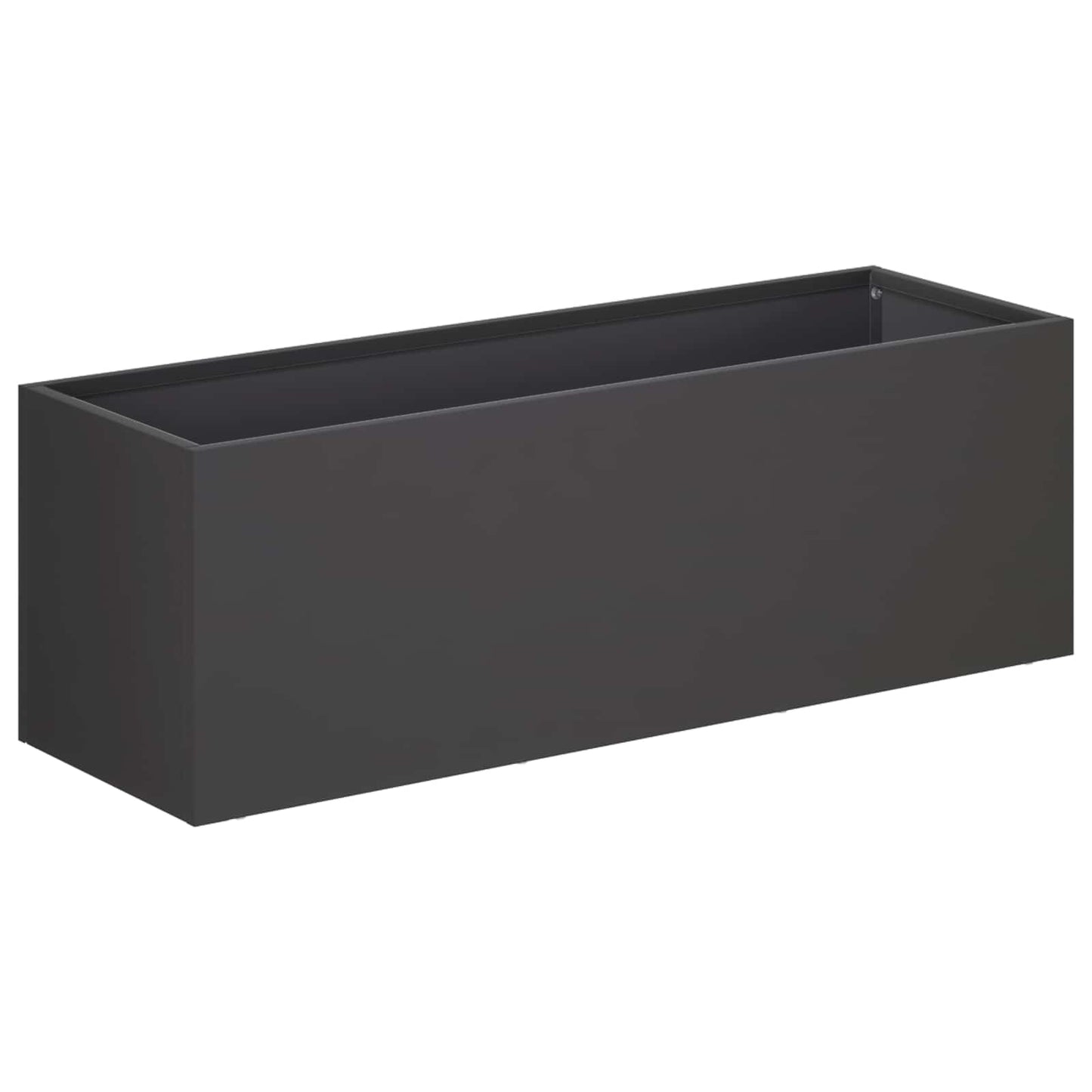 Vaso da giardino 2 pz Nero 60 x 20 x 20 cm | homemem39