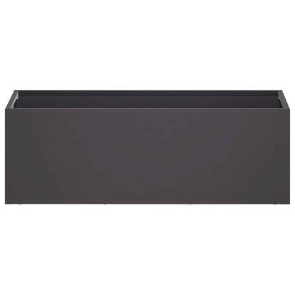 Vaso da giardino 2 pz Nero 60 x 20 x 20 cm | homemem39