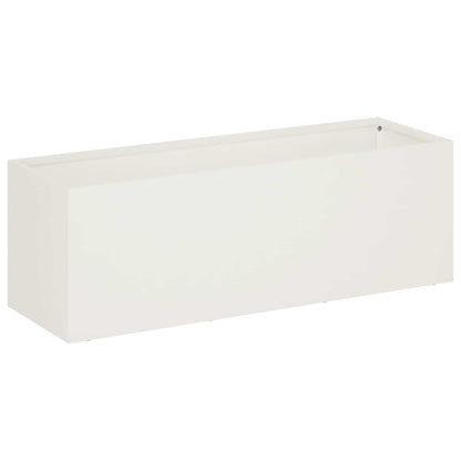 Vaso da giardino 2 pz Bianco 60 x 20 x 20 cm | homemem39