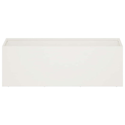 Vaso da giardino 2 pz Bianco 60 x 20 x 20 cm | homemem39