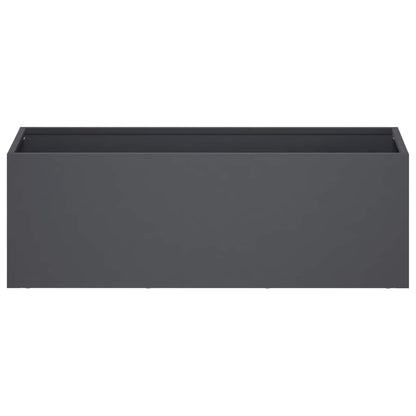 Vaso da giardino 2 pz Antracite 60 x 20 x 20 cm | homemem39