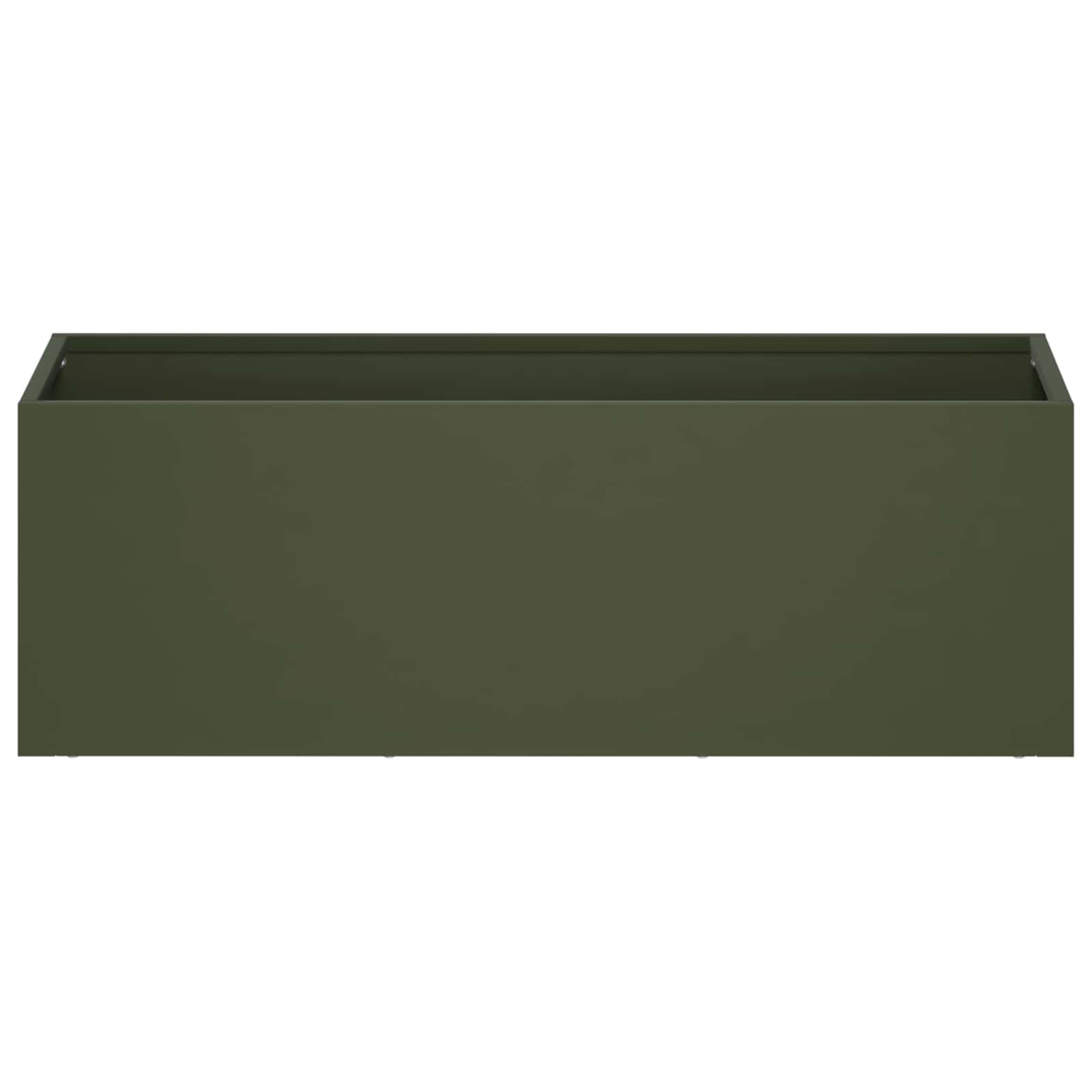 Vaso da giardino Verde Oliva 60 x 20 x 20 cm | homemem39