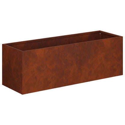 Vaso da giardino Ruggine 60 x 20 x 20 cm Acciaio Corten | homemem39