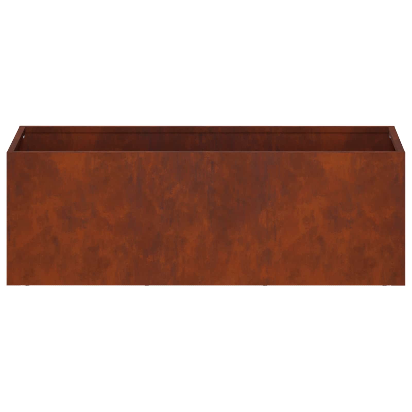 Vaso da giardino Ruggine 60 x 20 x 20 cm Acciaio Corten | homemem39