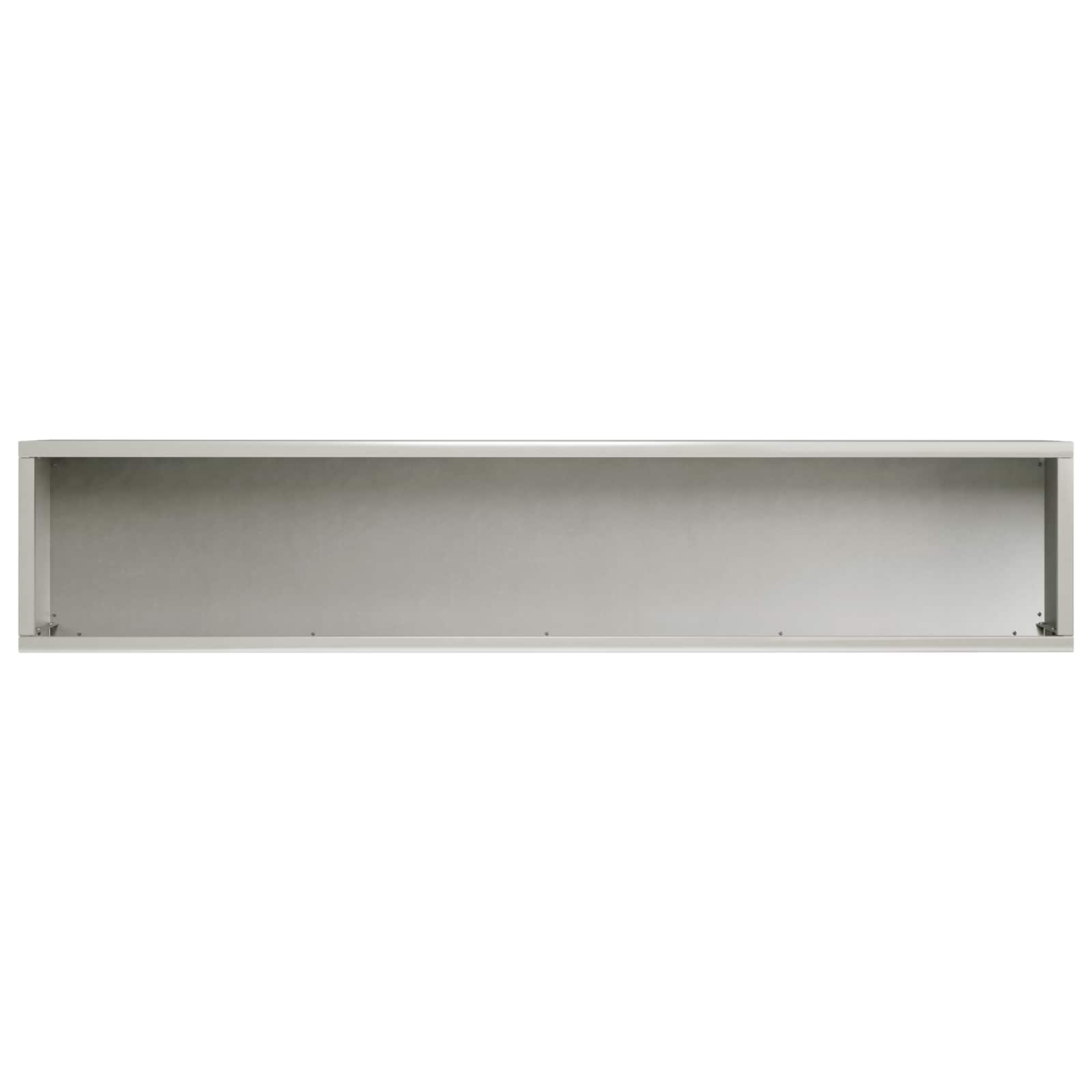 Vaso da giardino Argento 80 x 20 x 20 cm Acciaio Inox | homemem39