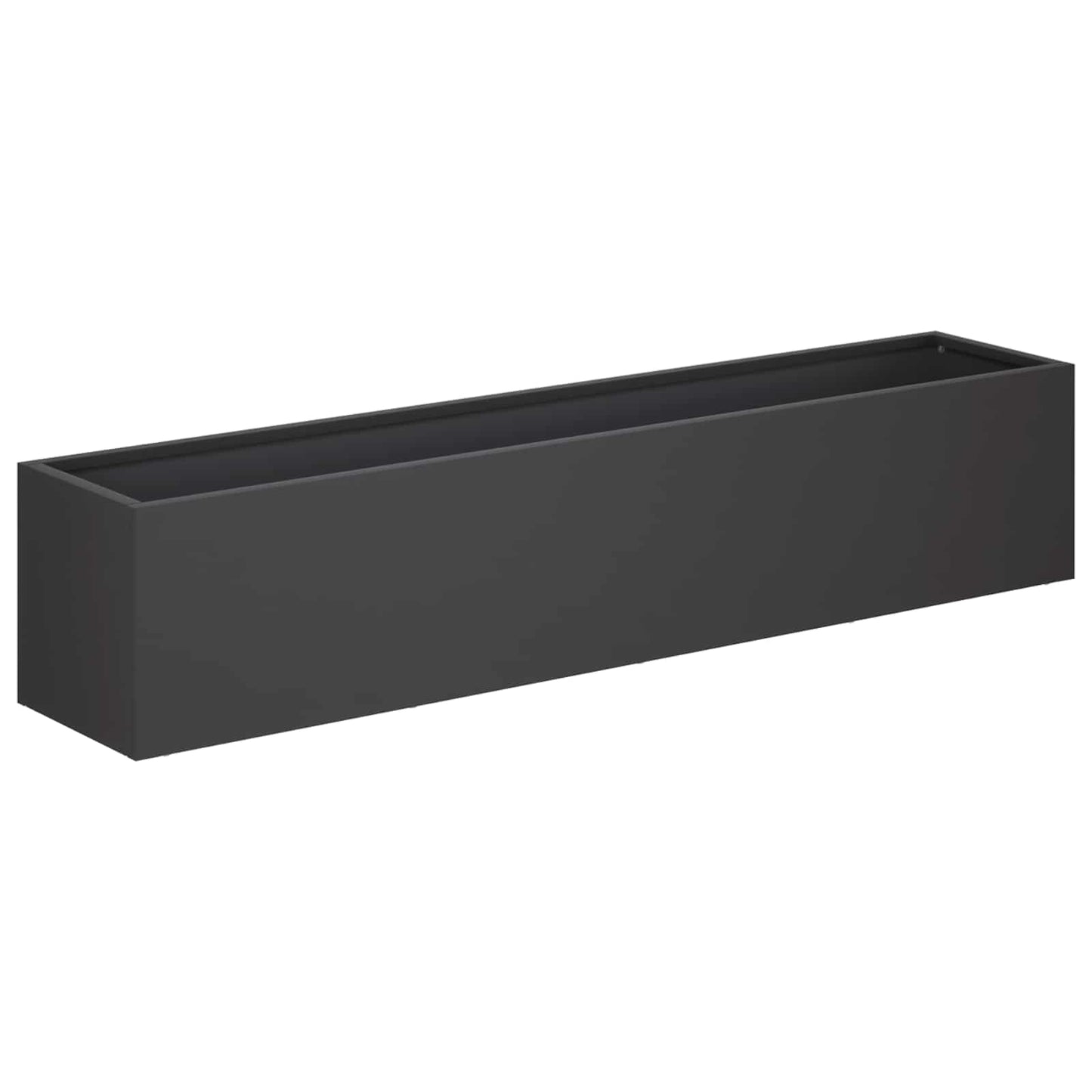 Vaso da giardino Nero 100 x 20 x 20 cm | homemem39