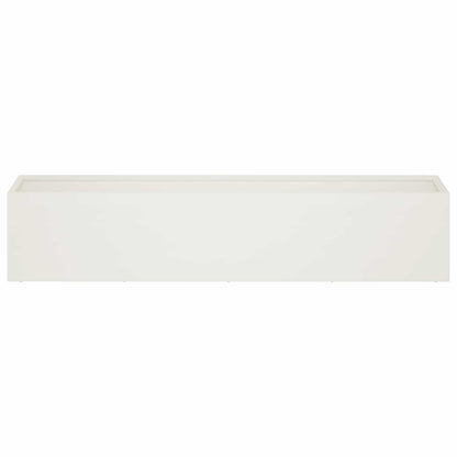 Vaso da giardino Bianco 100 x 20 x 20 cm | homemem39