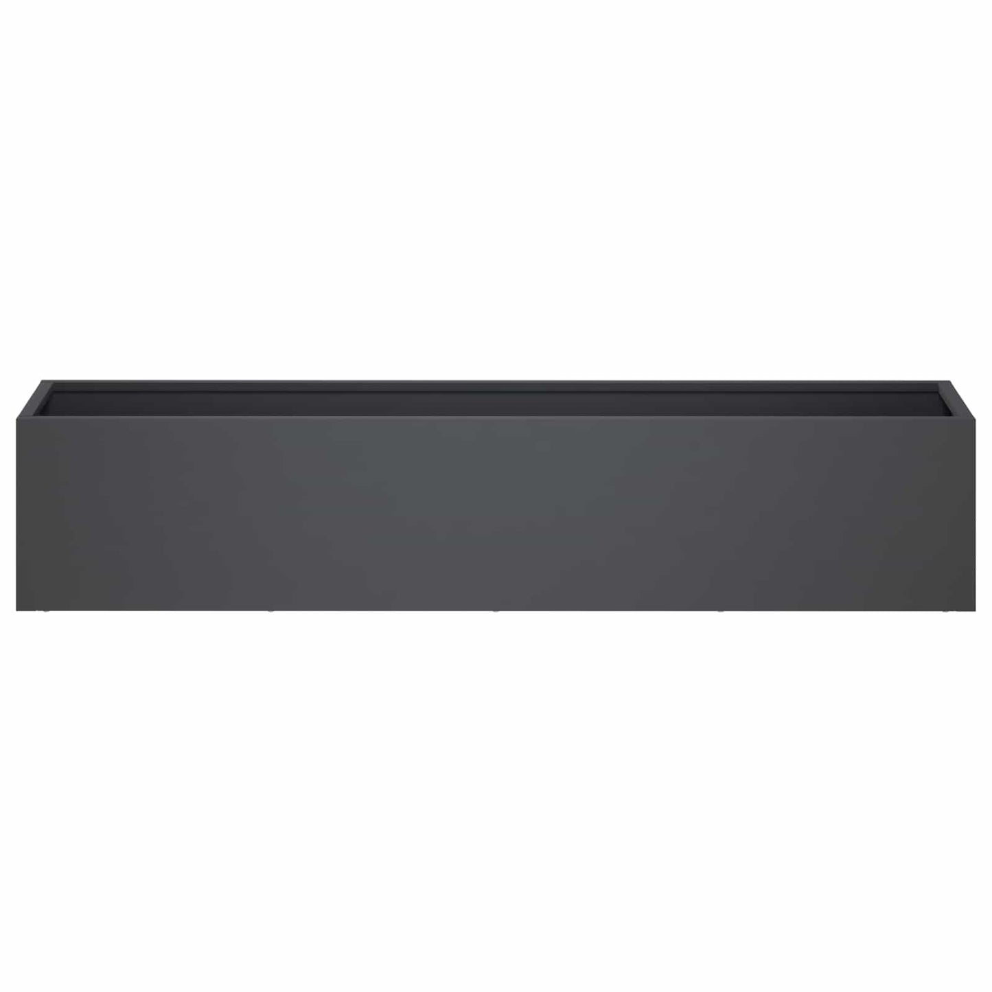 Vaso da giardino Antracite 100 x 20 x 20 cm | homemem39