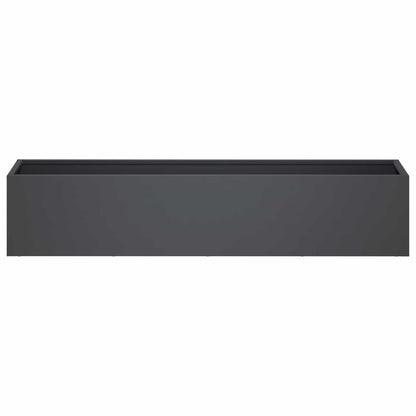 Vaso da giardino Antracite 100 x 20 x 20 cm | homemem39