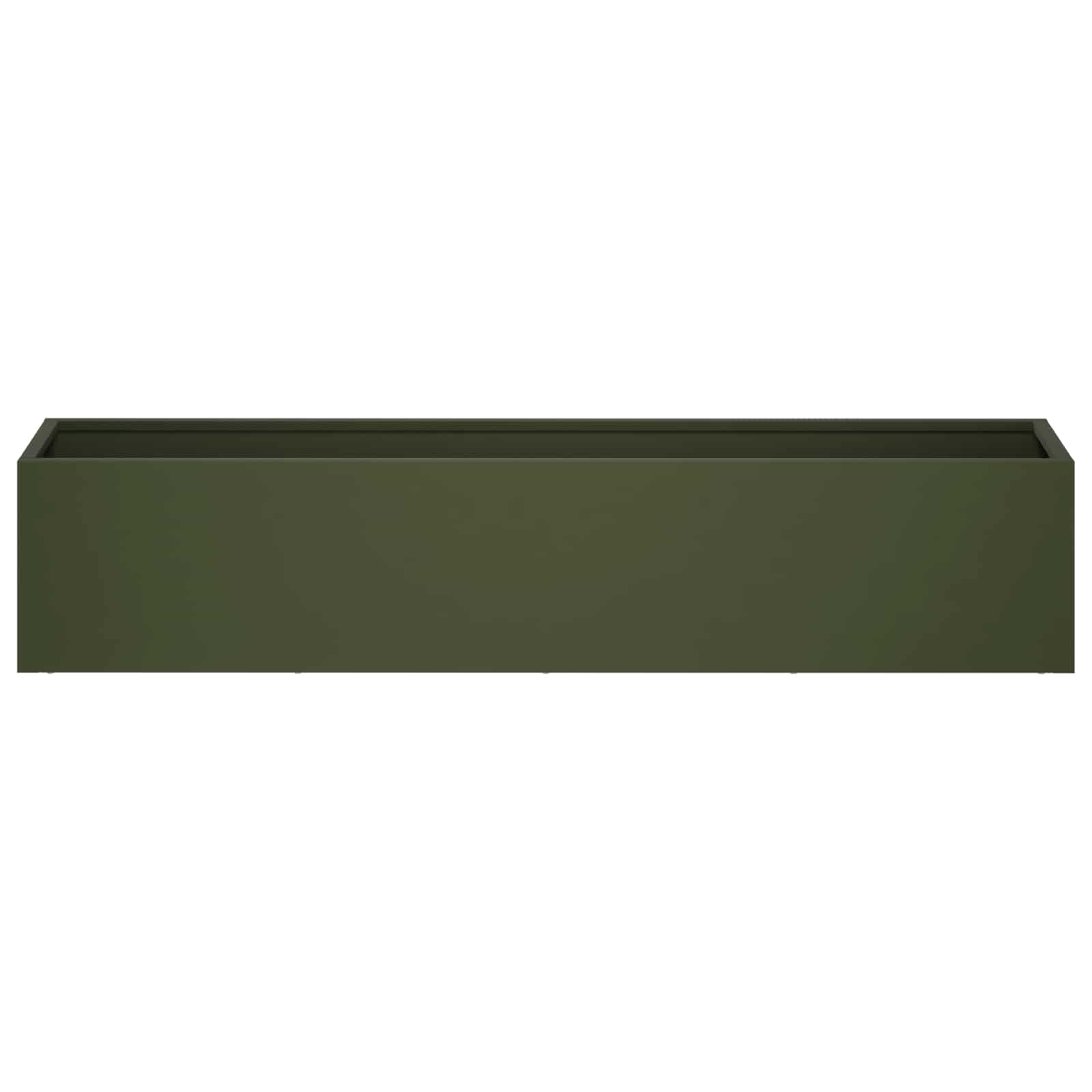 Vaso da giardino 2 pz Verde Oliva 100 x 20 x 20 cm | homemem39