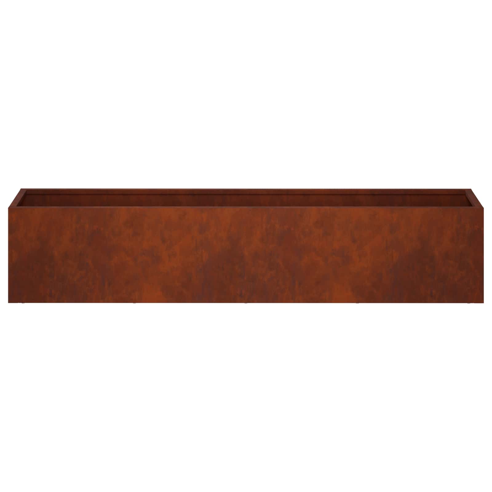 Vaso da giardino Ruggine 100 x 20 x 20 cm Acciaio Corten | homemem39