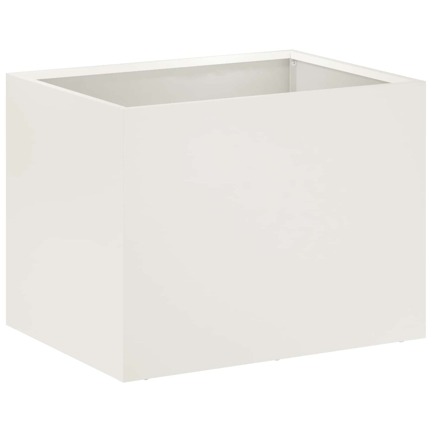 Vaso da giardino Bianco 40 x 30 x 30 cm | homemem39
