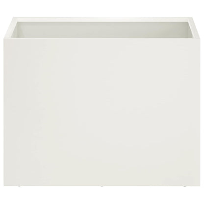 Vaso da giardino Bianco 40 x 30 x 30 cm | homemem39