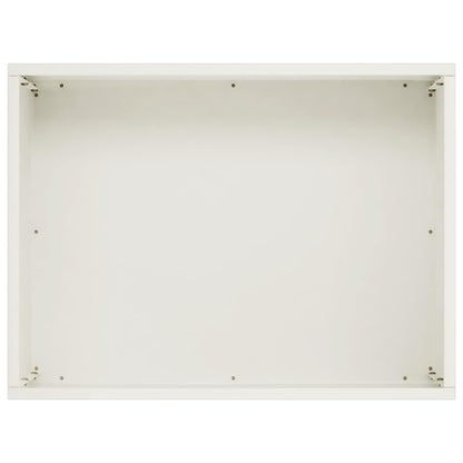 Vaso da giardino 2 pz Bianco 40 x 30 x 30 cm | homemem39