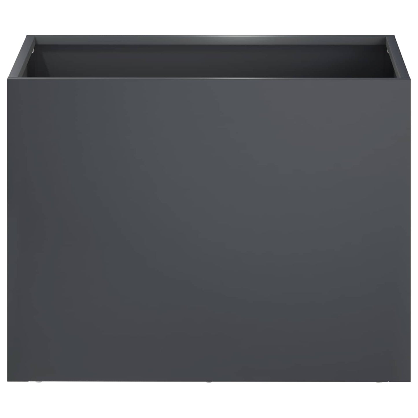 Vaso da giardino Antracite 40 x 30 x 30 cm | homemem39