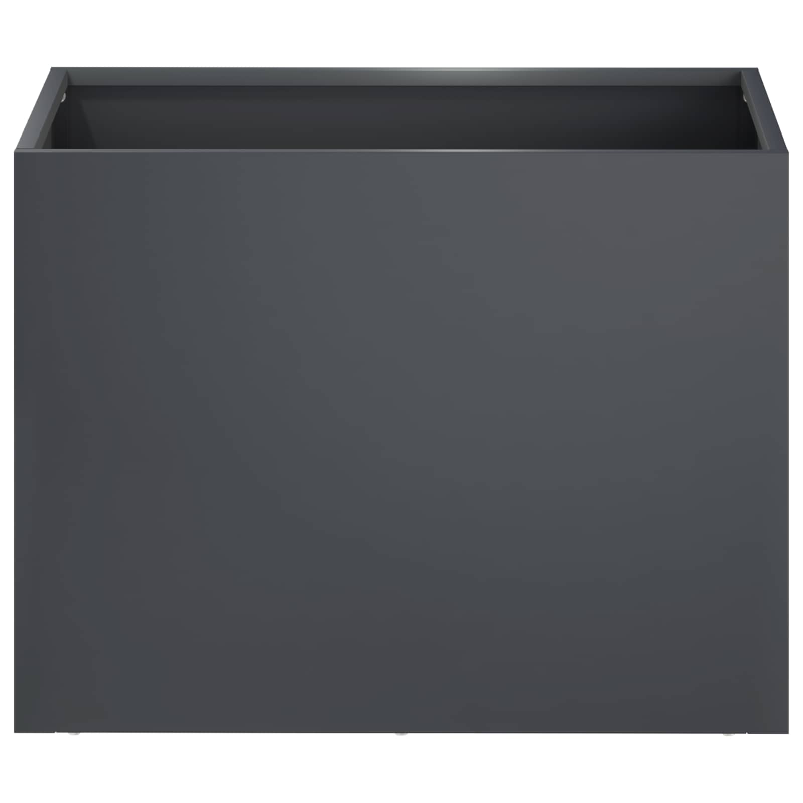 Vaso da giardino Antracite 40 x 30 x 30 cm | homemem39